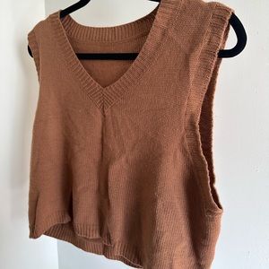 Brown Sweater Vest